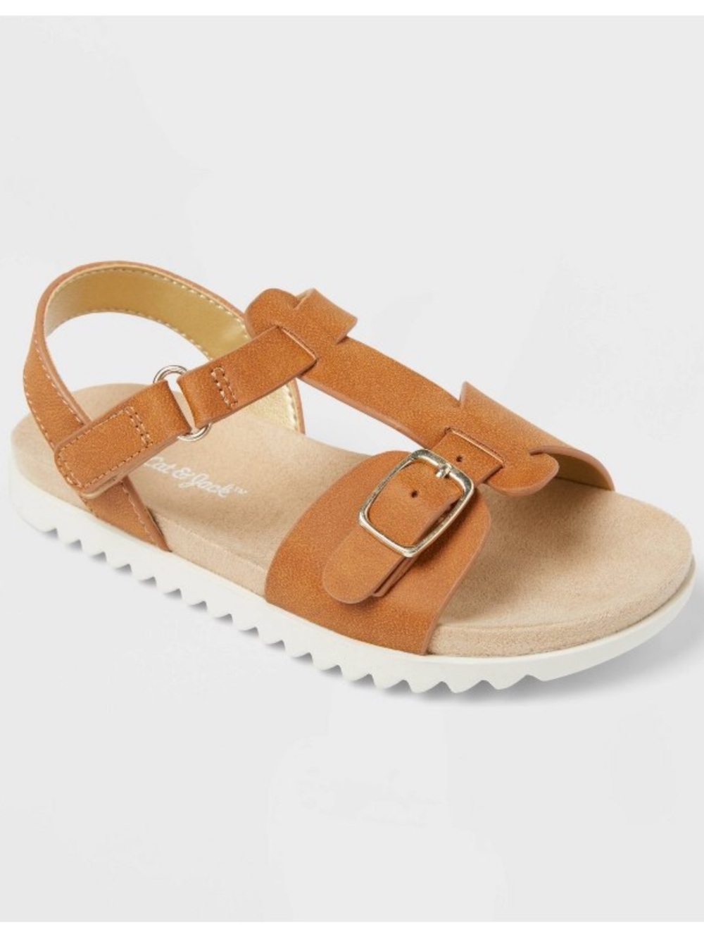 Target Toddler Brown Footbed Sandals - Size 5